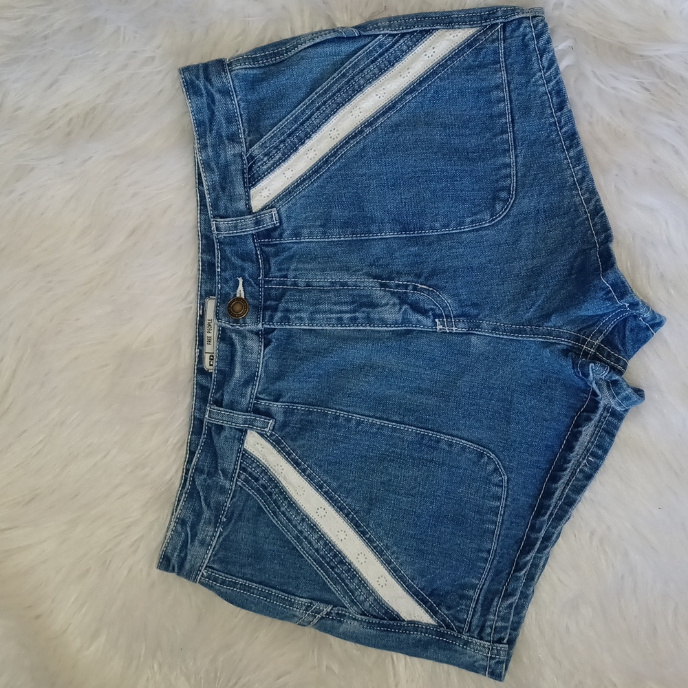 FREE PEOPLE DENIM SHORTS